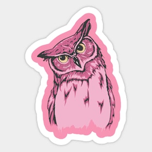 Pinky Owl Sticker